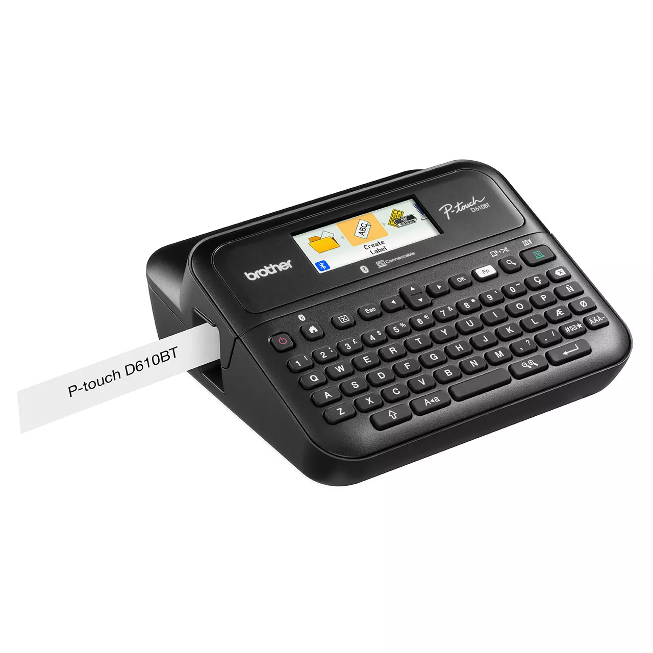 Brother PT-D610BT Label Printer (Label Maker) Right Side View