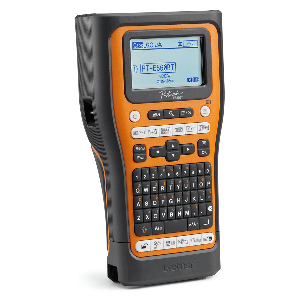 Brother PT-E560BTVP Label Printer (Label Maker) Right Side View