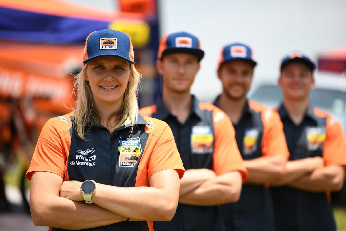 Brother co-sponsors KTM Team 2020 Kirsten Landman