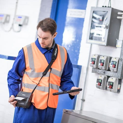 RuggedJet Mobile Label and Receipt Printers Field-Services-Application