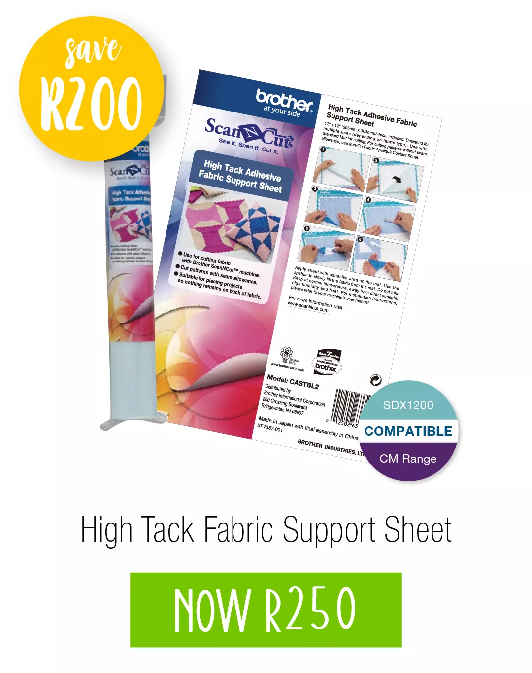 HT Fabric Support Sheet